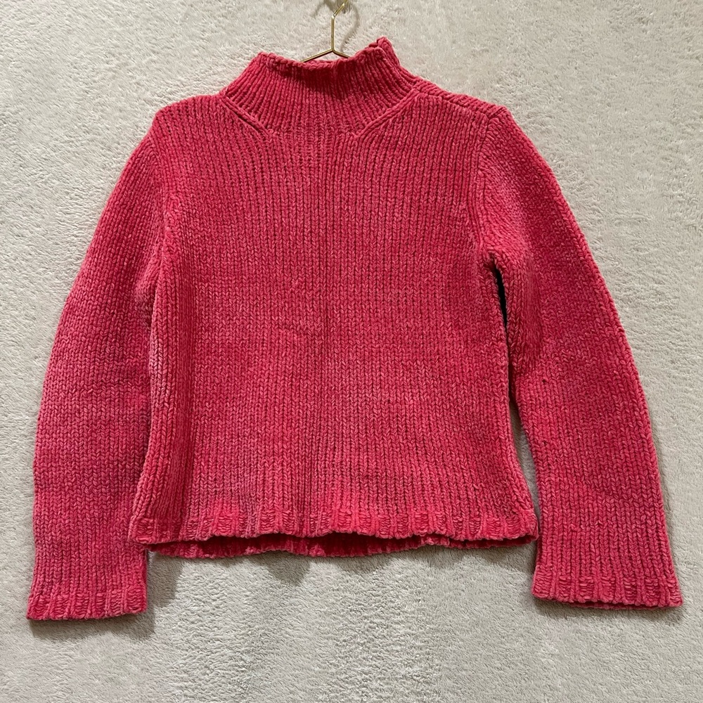 Pink NY&Co. knit sweater size small